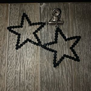 Black Star Earrings